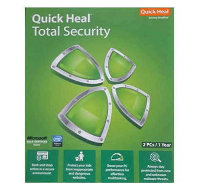 quick heal total security 2 user version 2016-17 1 year